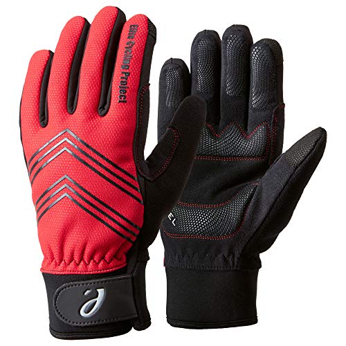 Elite Cycling Project Oulo Warme Winter Fahrradhandschuhe Wasserdicht MTB Touchscreen Handschuhe mit Gepolsterte Handflächen und 3M Thinsulate Isolierung für Herren (Rot, Groß)