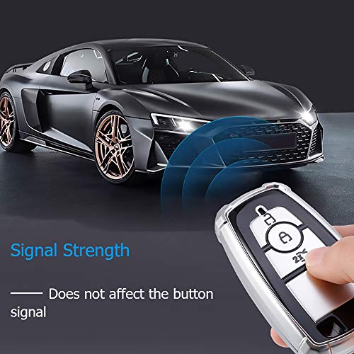 Funda para llave inteligente de coche Ford Edge de 3 botones en TPU 4