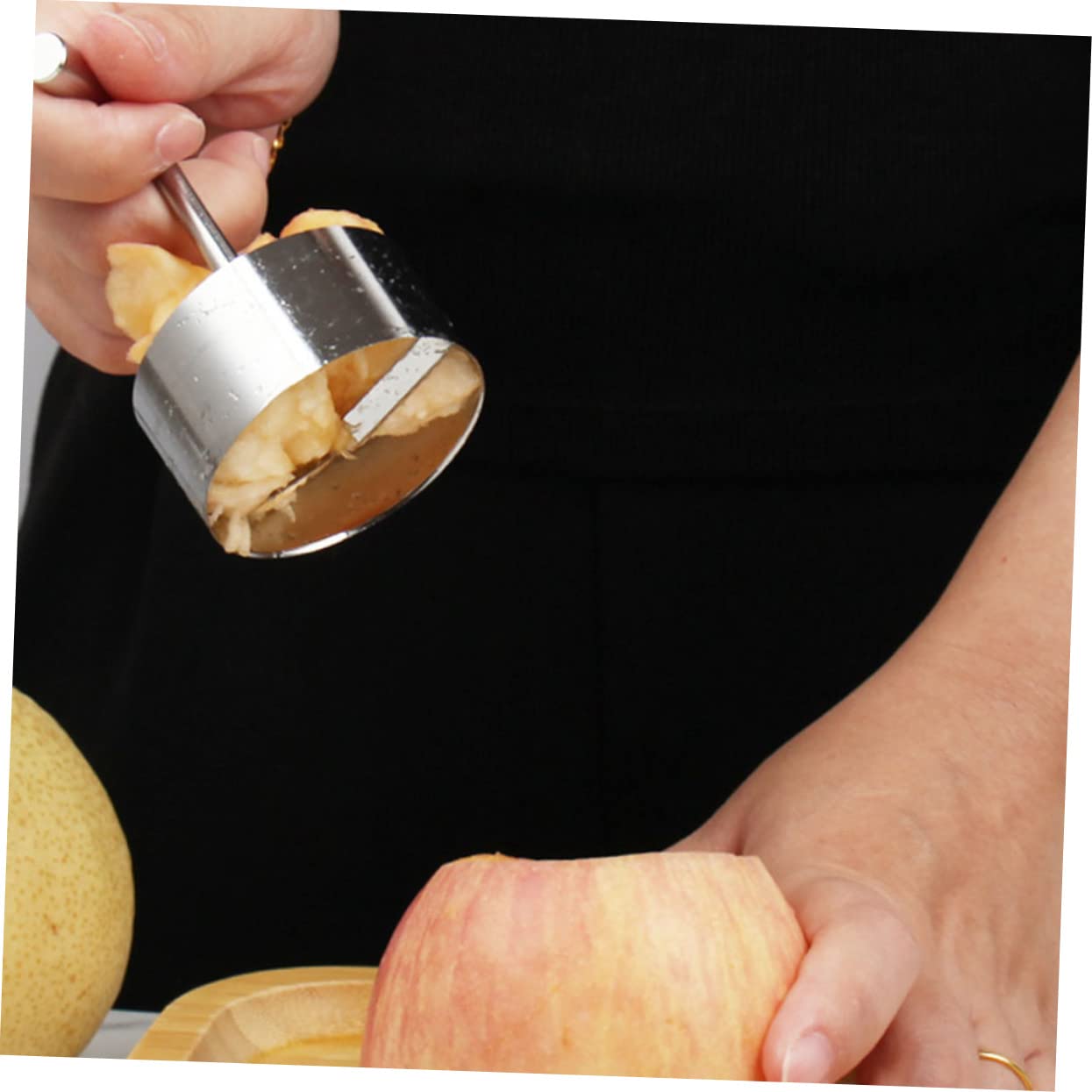 Zerodeko 6stücke Edelstahl Apfelentkerner Multifunktionale Obstkernausstecher Ergonomische Fruchtkerner Für Einfache Handhabung Für Küche Und Haushalt Hochwertige Langlebige
