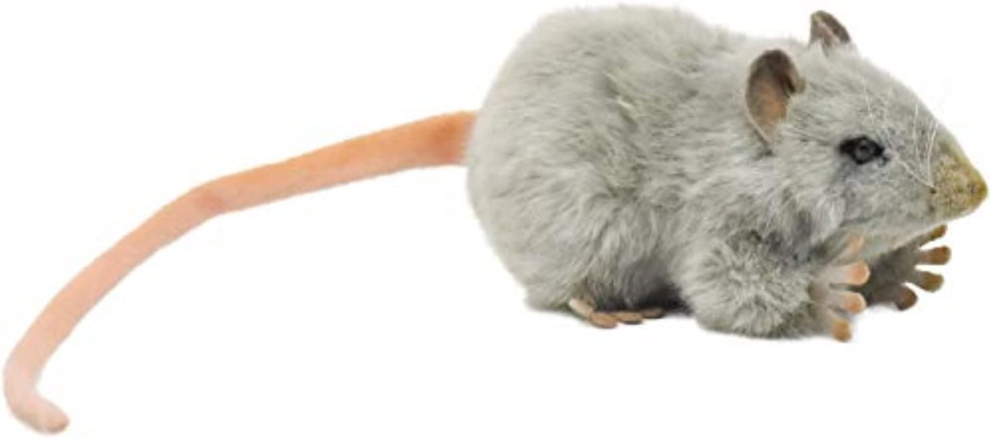 Plush Soft Toy Grey Fat Rat by Hansa. 5579