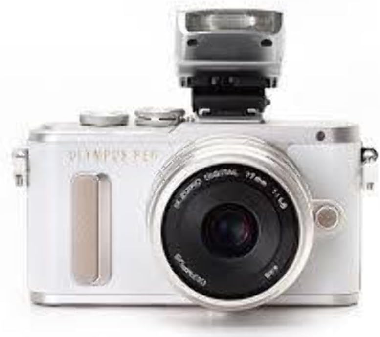 OM SYSTEM OLYMPUS PEN E-PL8 White Body with 14-42mm IIR Silver Lens