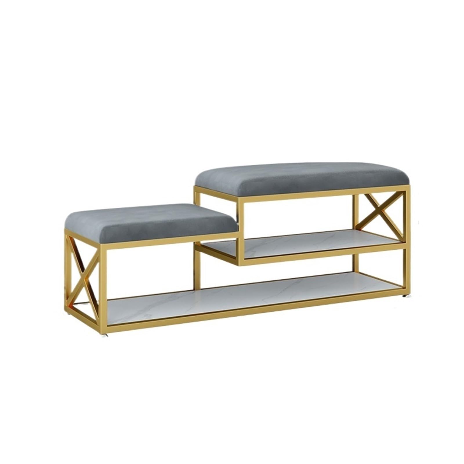 KLGFBDC Shoe Bench Rack for Entryway, Functional Storage Solution, Stylish Stool for Indoor Porch and Home Entrance, Space-Saving Design
