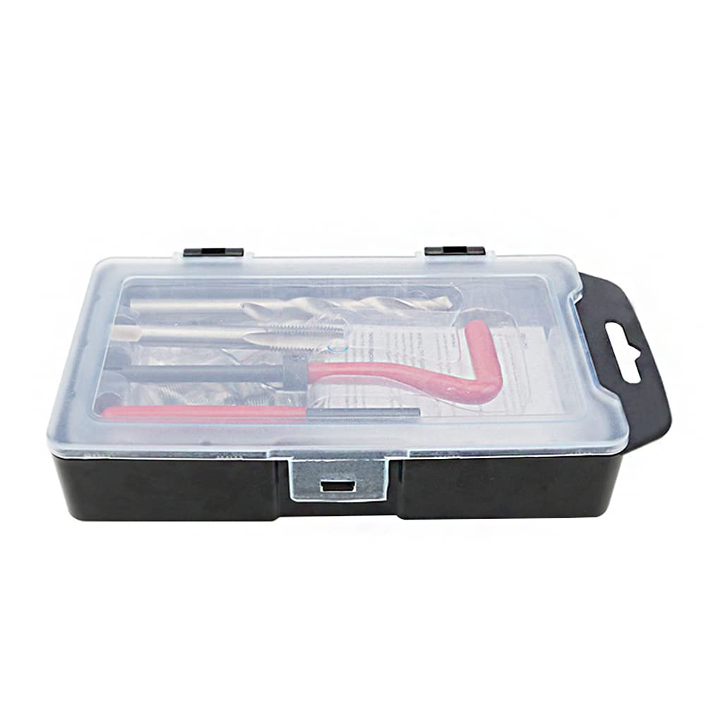 15 pezzi M10 x 1,25 Kit di riparazione filo, set di riparazione elicoidale per auto, set di attrezzi manuali compatibili