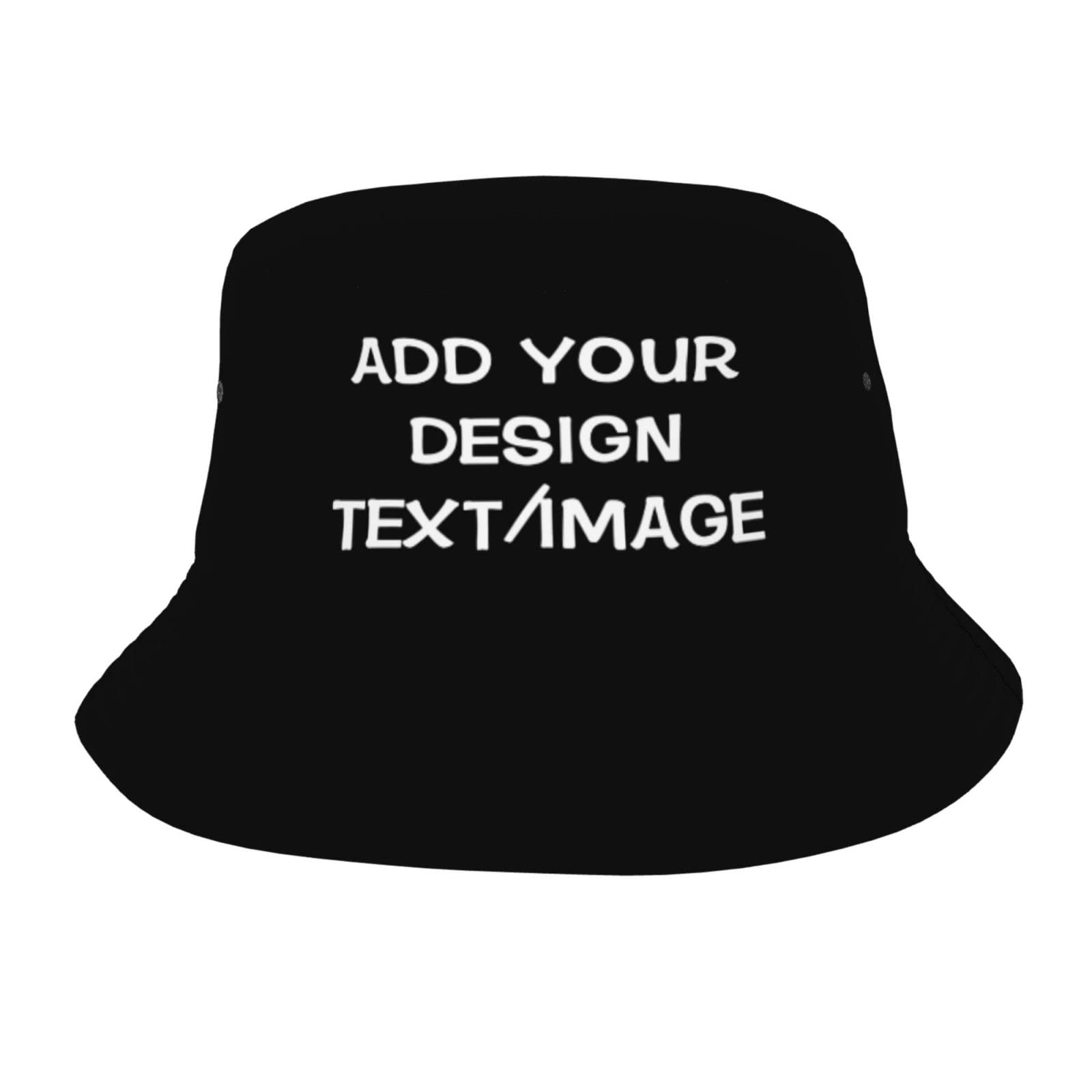 Custom Bucket Hat Personalized Bucket Hats for Men Women Add Text Photo Fashion Fishing Hat Fisherman Cap Custom Hats Black