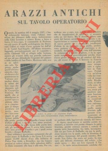  Arazzi antichi sul tavolo operatorio.
