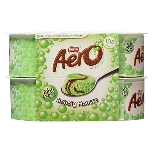 Nestle Aero Mint and Chocolate Mousse 4 x 58g