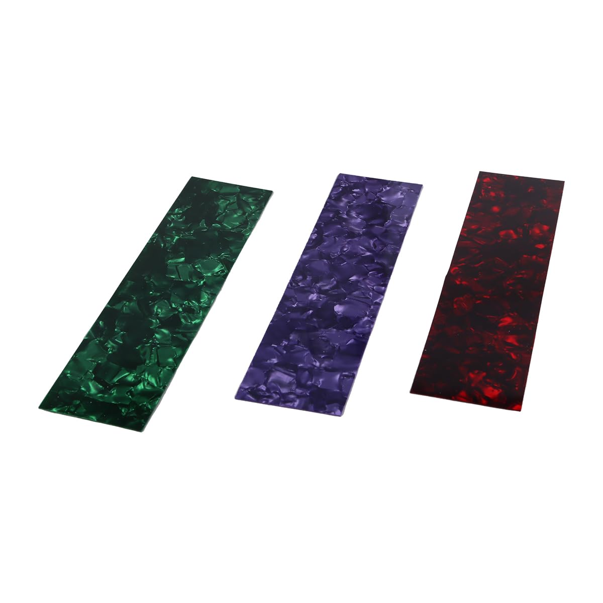 CENPEK DIY Guitar Picks Punch Sheets Musicians Celluloid Guitar Pick Strips 3 Thickness. (Random Color), Multicolor - Image 3