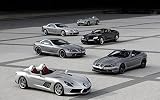 Iconic Arts Laminated 42x24 Poster: Mercedes Benz SLR 3 Wide
