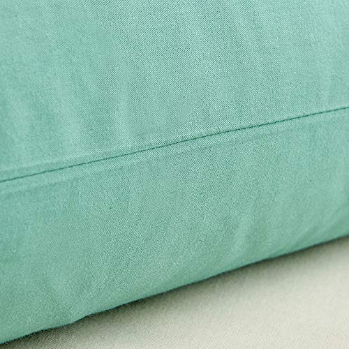 Federa in cotone Federa per cuscino in tinta unita 66 * 66 cm 50 * 75 cm Federa per cuscino per biancheria da letto multicolore opzionale-bai se, 50x80 cm 2 pezzi