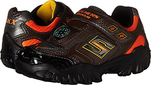 Skechers Kids Boys' Damager III-Adventure Extreme Sneaker,Chocolate/Orange,13 M US Little Kid