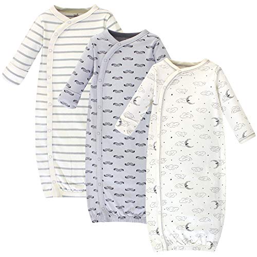 Image of Touched by Nature Baby Girls' Organic Cotton Kimono Gowns