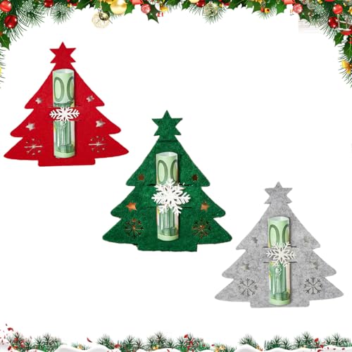 12 Stück Filz Geldgeschenk Weihnachten Deko, Weihnachten...