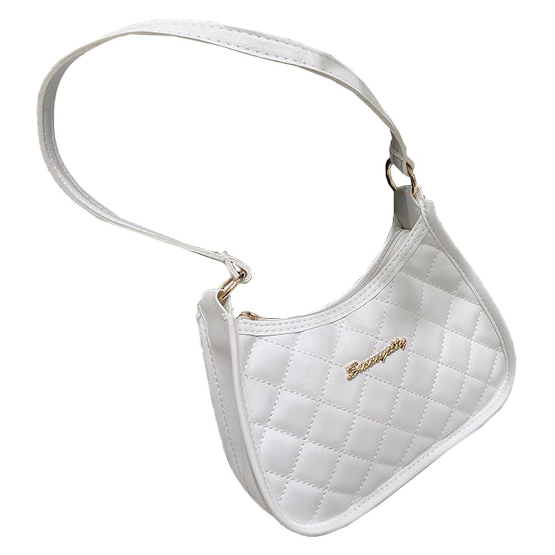 SYGA Womens Embroidered Armpit Handbags Fashion White Versatile Shoulder Bag (B0CM6JCHDY) Amazon Price History, Amazon Price Tracker