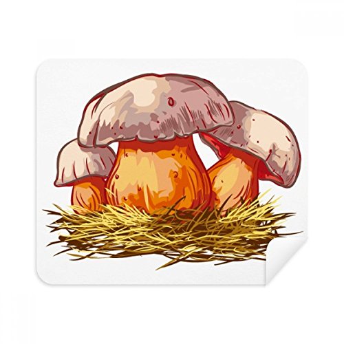 Tissu de nettoyage en suède délicieux champignon bleu premium