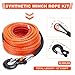 SPARKWHIZ Synthetic Winch Rope Cable Kit: 1/2