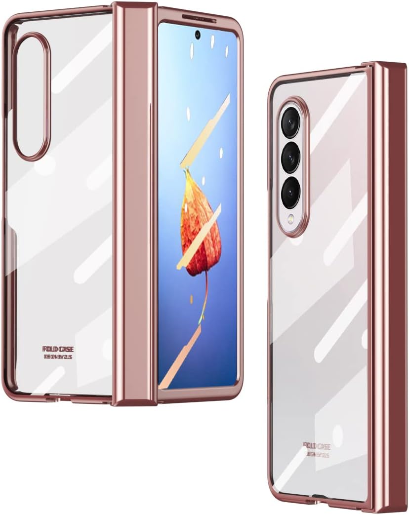 Compatible with Samsung Galaxy Z Fold4 5G 2022, Slim Fit Hard Thin Premium PC Crystal Clear Lightweight Protective Cover Case for Galaxy Z Fold 4 5G 2022
