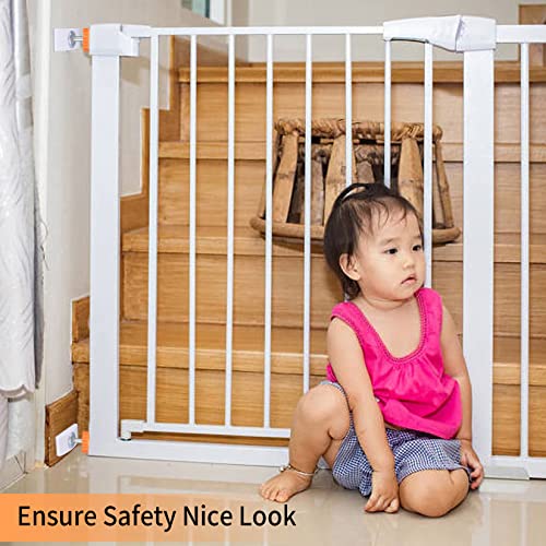 8 Stück Druckschrauben und Sicherheitswandschutz für Treppen | Schrauben für Türen | Kindersicherung | Treppengitter | Treppengitter für Haustiere