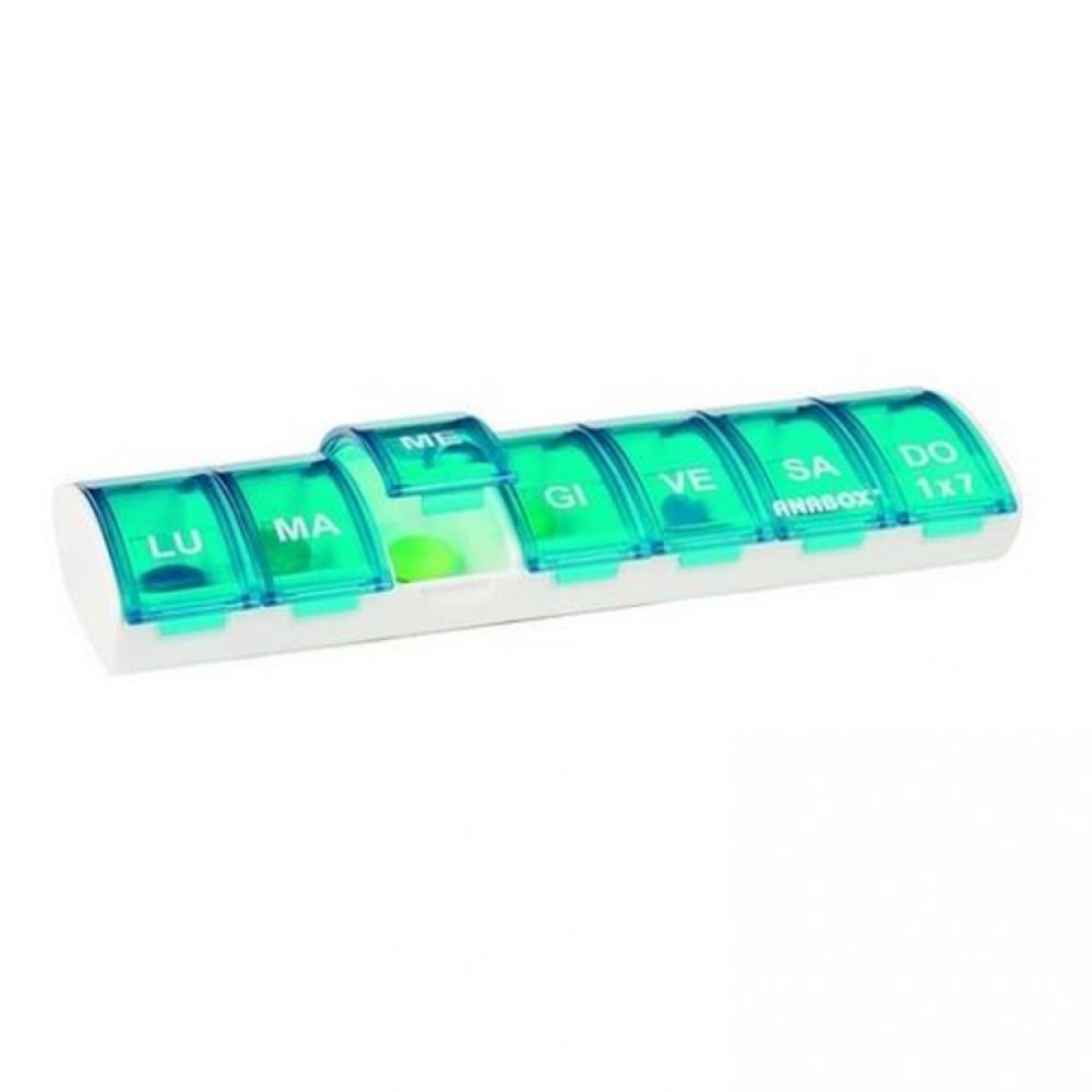 ( 2367 ) FARMAC-ZABBAN Pillbox Weekly 4 Doses Meds