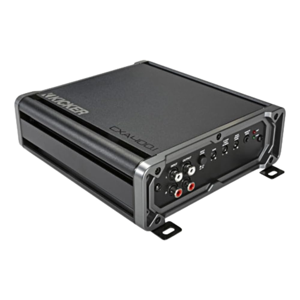 Kicker CX Series 46CXA4001T Mono Subwoofer Amplifier and 46CK8 Amp Wiring Kit and DIAS Keychain