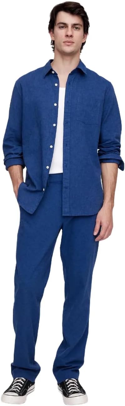 Gap Men's Linen Straight Pant