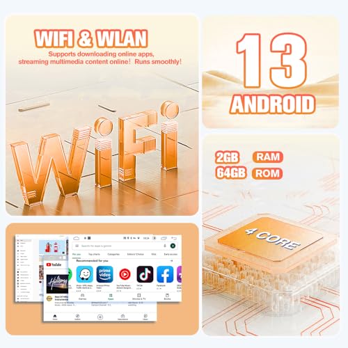 Radio Android 13 2GB+64GB para Jeep y Dodge con Pantalla miniatura 5