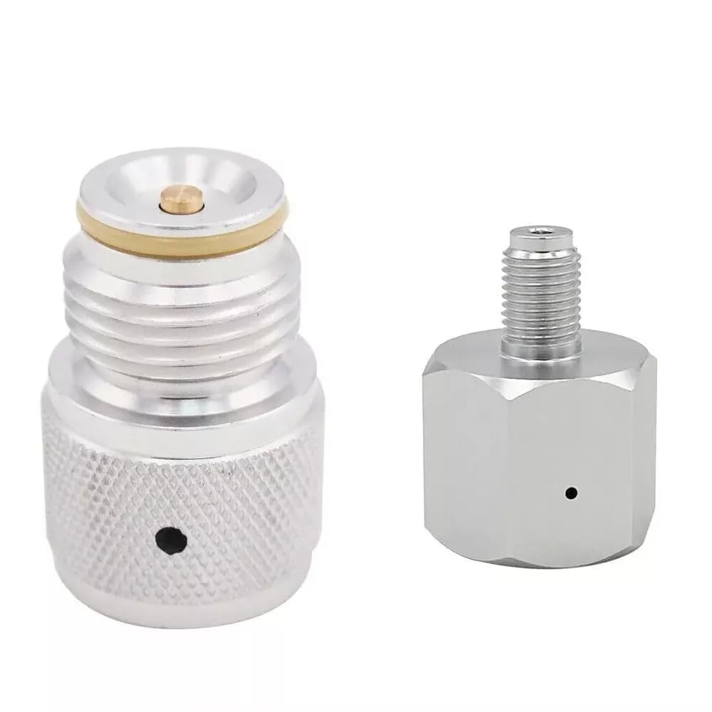 UCCKEYI CO2 Adapter Compatible with 88G 90G Disposable Co2 Cartridge to G1/2-14 Thread Tank US