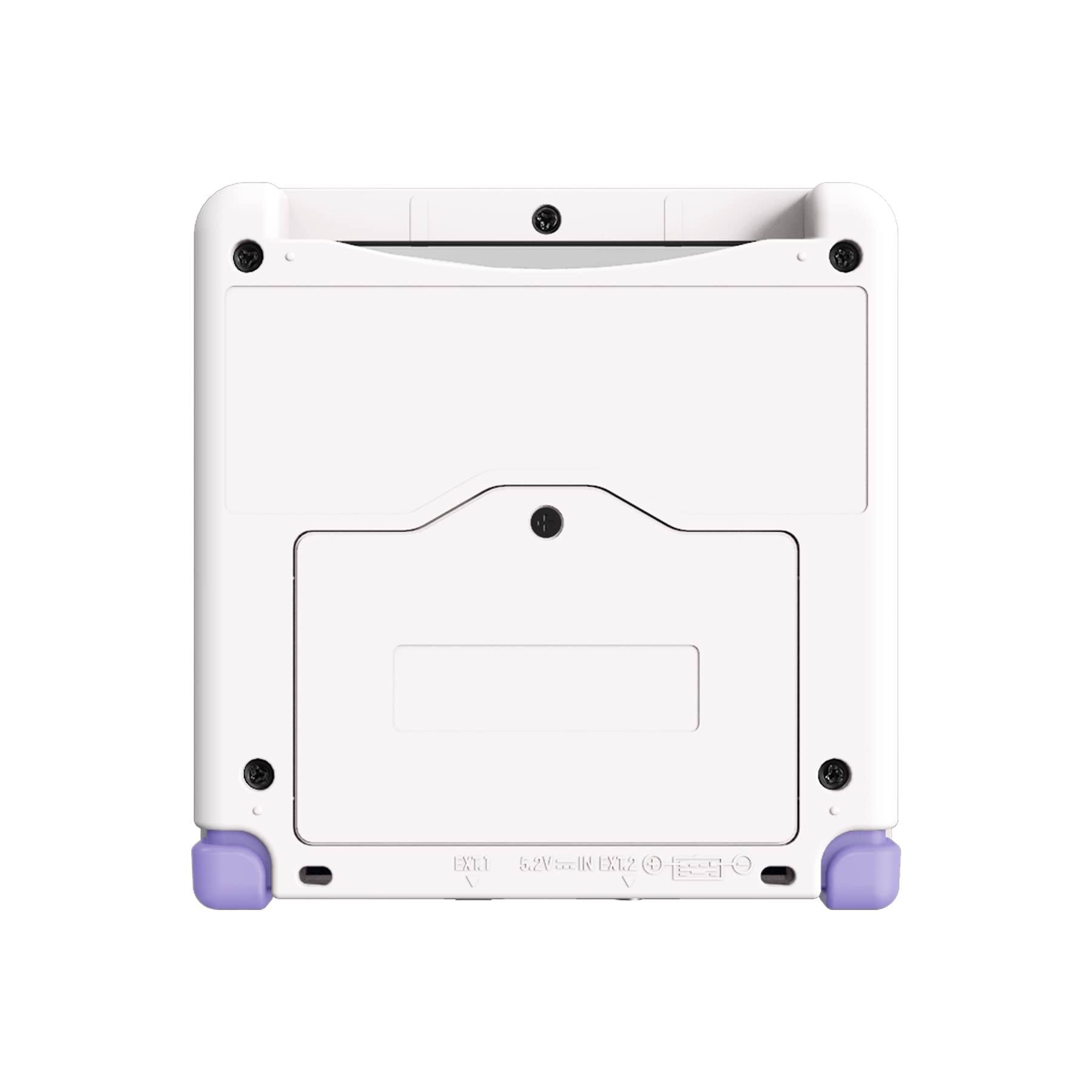 eXtremeRate Botones Completos para Gameboy Advance SP (GBA SP), Teclas de Repuesto A B L R, Power On/Off, Volumen y D-Pad, No Incluye Control, 16Bits Violeta Claro