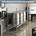 Zedfire 24 x 60 x 34 NSF Industrial Keg Rack, Storage Shelving with Wire Mat for Commercial Kitchens