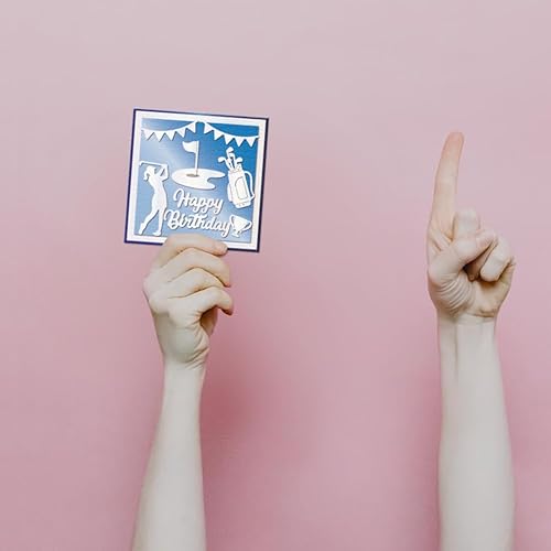 Miniatura 51 de GLOBLELAND Troqueles de corte de rugby para hacer tarjetas, troqueles de corte de fútbol para manualidades, álbumes de recortes, diario, papel