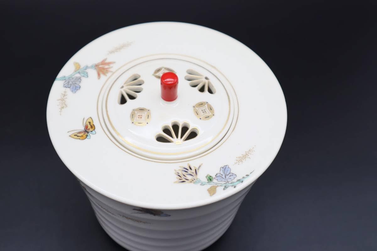 沈 薩摩焼 賢人図 白龍 坂井春明堂 ◇十二代 沈壽官 白龍