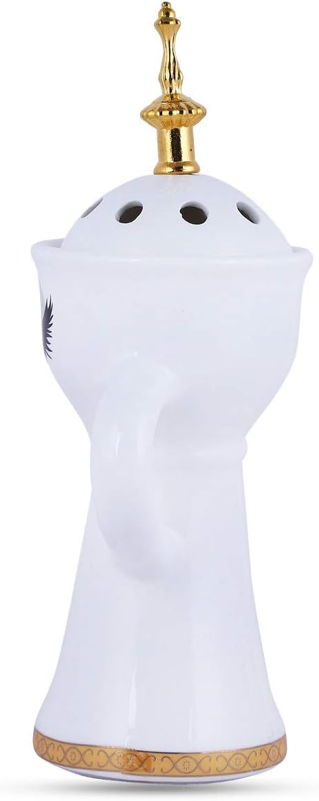 Beautiful Ceramic Incense Bakhoor/Oud Burner Frankincense Incense Holder with Attractive Eyes, Non Electric, Best for Gifting