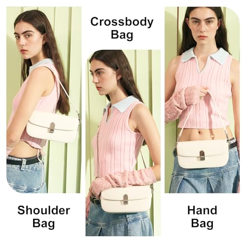 Image of LA FESTIN Small Genuine Leather Purses for Women Designer Shoulder Purse