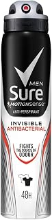 Sure Invisible Antibacterial Anti-perspirant Deodorant Aerosol, 250ml