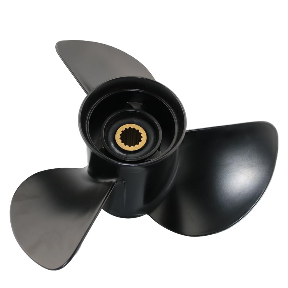 Boatman OEM Prop 14x17 Aluminum Outboard Propeller fit Suzuki Boat Engine 70-140 HP,15 Spline Tooth,OEM 58100-90J01-019
