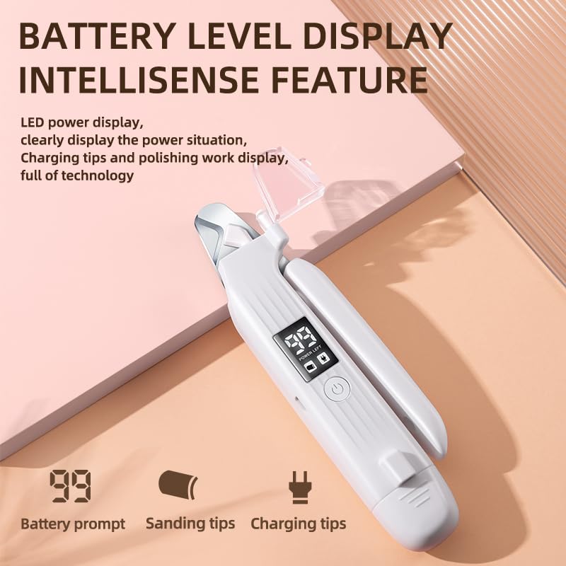 Image of 2-in-1 Dog Nail Trimmers & Dog Nail Grinder with 2 LED Lights, USB Rechargeable, Cat Nail Clipper with Splash Guard, and Multiple Grinding Methods for Small, Medium, and Large Dogs & Cats
