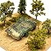 gdeplok 3 Pcs Camouflage Net Dense Foliage Set - Realistic Scenery for Military Model Tanks, AFVs, Dioramas, Wargaming & Terrain Building(Small Size)