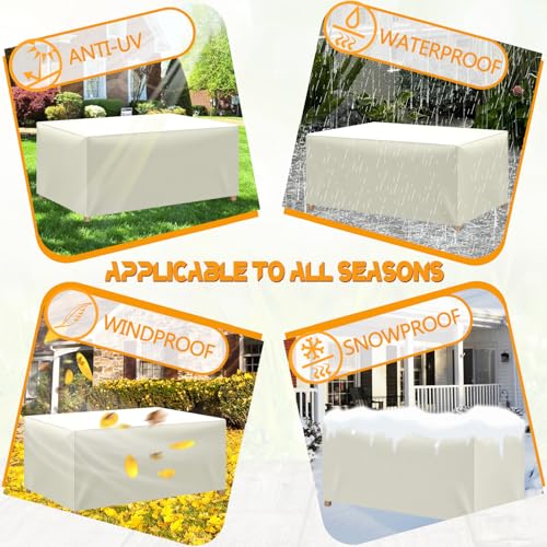 Protection table de jardin extérieure étanche 420D pour préserver vos meubles