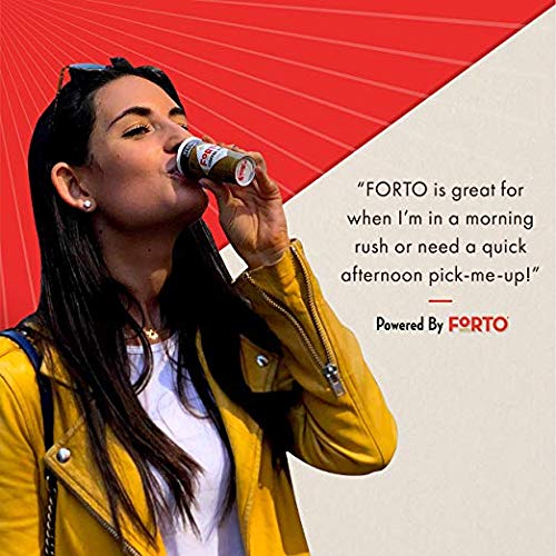 FORTO Coffee Shots - 200mg Caffeine, Chocolate Latte, High Caffeine Cold Brew Coffee, Bottled Fast Coffee Energy Boost, 2 Fl Oz (Pack of 12)