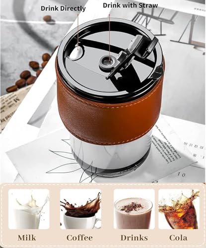 Image of Glass Mug with Bamboo Lid and Straw, 510ml, for Cold Drinks, Smoothies, Coffee(Pack of 1) (Personalized Glass Sipper Tumbler)