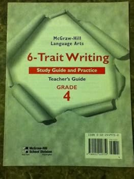 Paperback 6-trait Writing Study Guide and Practice Grade 4 (Mcgraw-hill Language Arts) By Staff (2001) Book