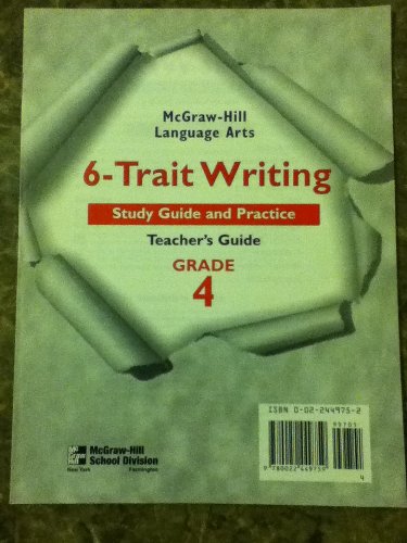 6-trait Writing Study Guide and Practice Grade ... 0022449752 Book Cover