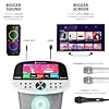 Singing Machine Platinum Plus – Wi-Fi Karaoke Machine for Adults & Kids with 2 Wireless Microphones, Bluetooth Party Speaker, Voice Effects, YouTube & Spotify Streaming – The Ultimate Party System