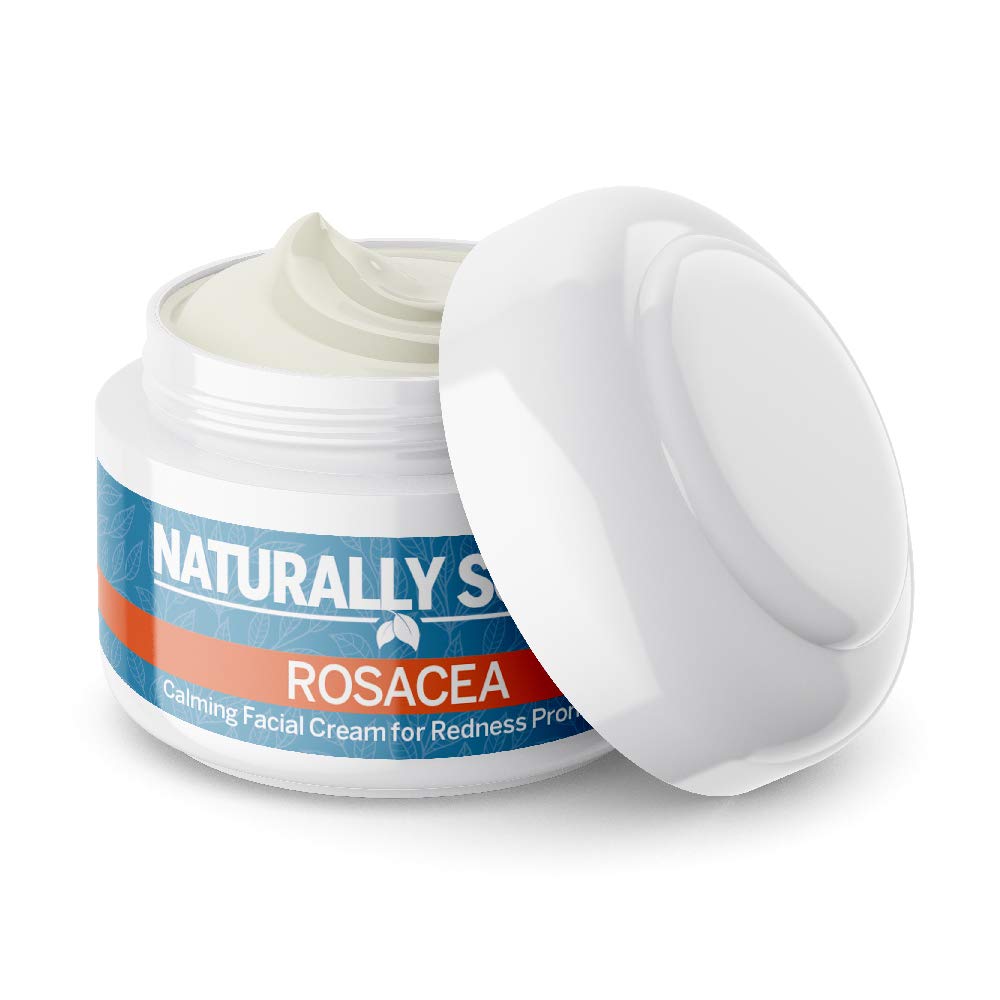 Naturally Solved Rosacea Anti Redness Day Cream Moisturiser. For