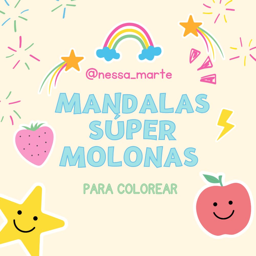 Mandalas súper molonas para colorear: Libro de mandalas fáciles y divertidos para colorear | Relajación y creatividad para niños y niñas