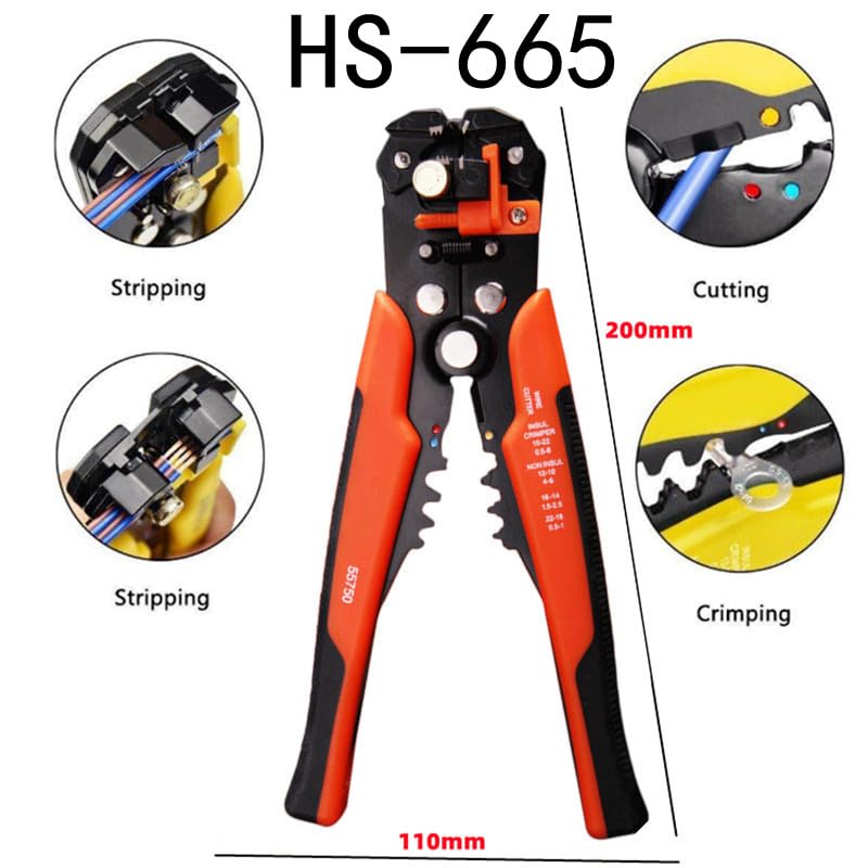 1200 PCS Boxed,Insulated Crimp Terminal Kit,U/O Male Female Splicing Termination,Electrical Connector,Cable Termination Pliers - (Color: 1PCS HS - 30J)