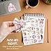 150 PCS Aesthetic Pink Sticker Pack, Girly Vinyl Decals for Women and Teens, Cute Waterproof Laptop and Water Bottle Stickers, Coquette Aesthetic Set for Scrapbook, Journal, and Phone Decor