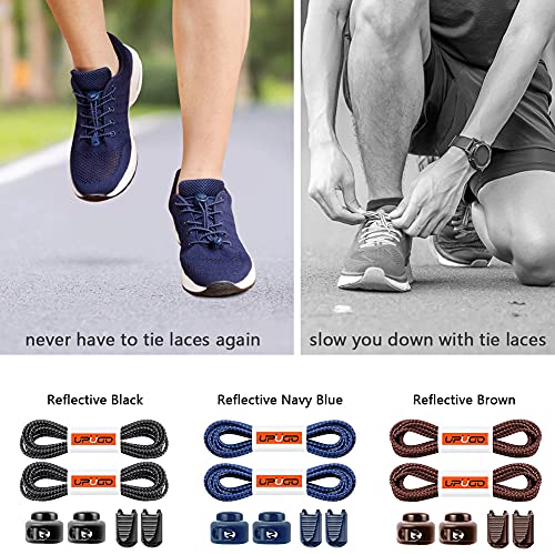 Image of UpUGo Elastic Shoe Laces, No Tie Shoe Laces Tieless for Kids, Adults, Elderly, One Size Fit All