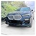 Front Lip, Front Bumper Lip Spoiler Compatible for BMW X6 G06 Sport 2019-2022 Protector Lower Blade Splitter Car Styling(Carbon Fiber Look)