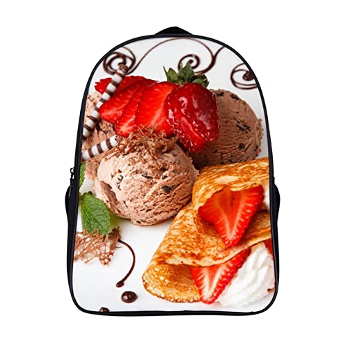 Sac à dos classique Dessert 40x28x16cm pour soulager le dos et ranger les grands cahiers