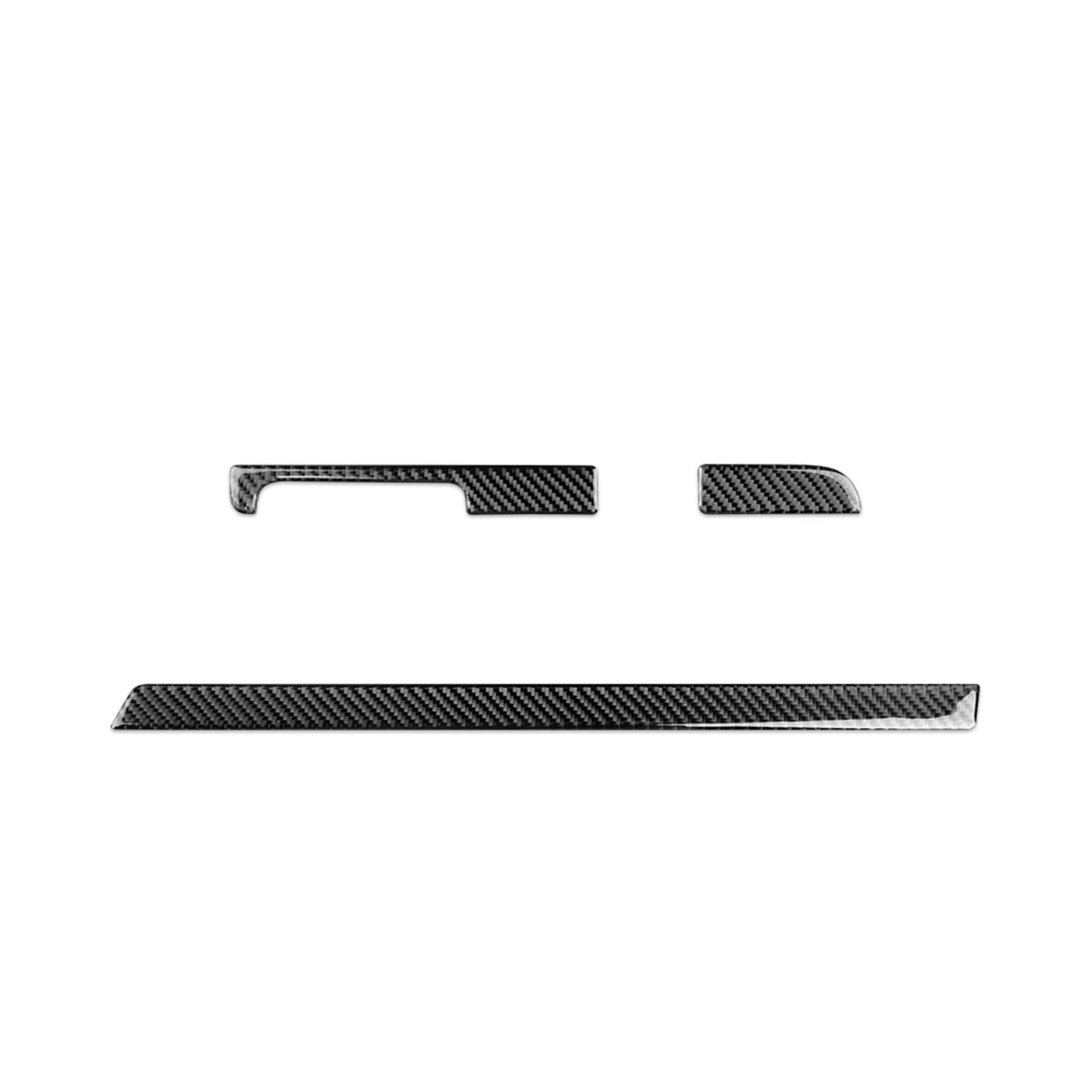 QBKGMEWCA Car Center Co-Pilot Glove Box Sticker Compatible for Scirocco 2009 2010 2011 2012 2013 2014 LHD RHD Real Soft Carbon Fiber Trim(Type1 LHD)